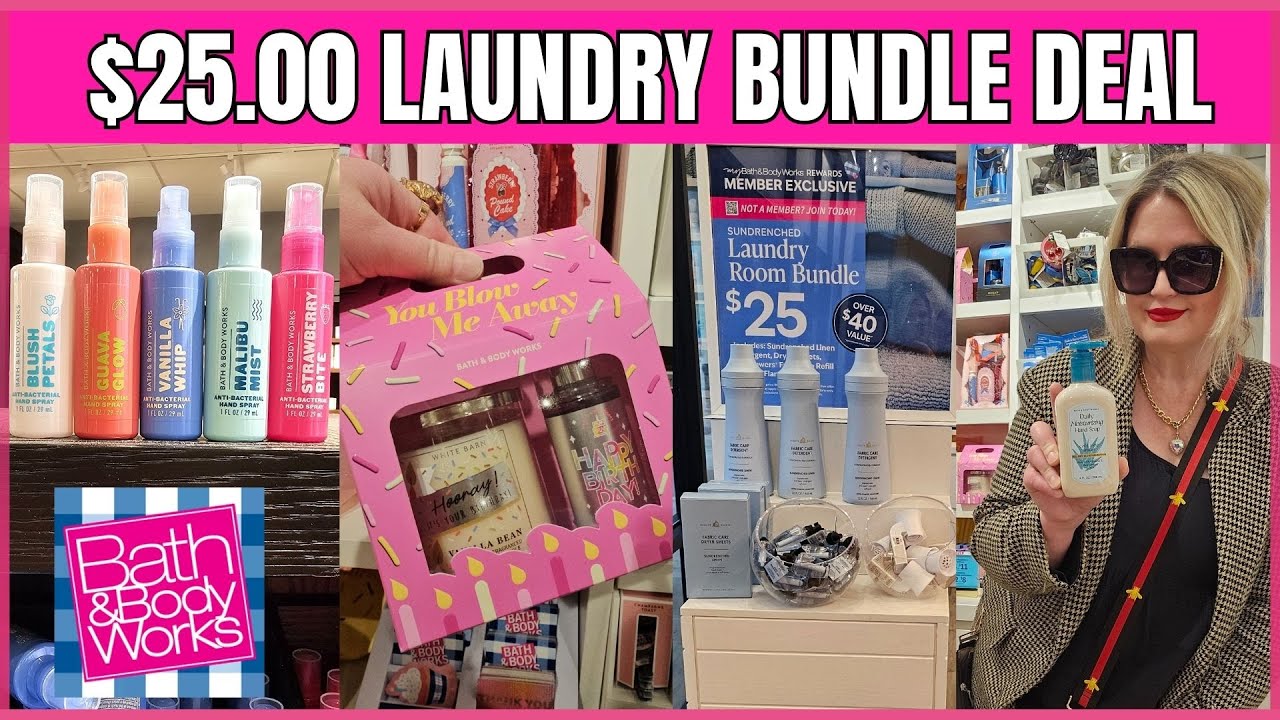 Bath & Body Works $25.00 LAUNDRY ROOM BUNDLE DEAL | $3.95 SOAP SALE #bathandbodyworks