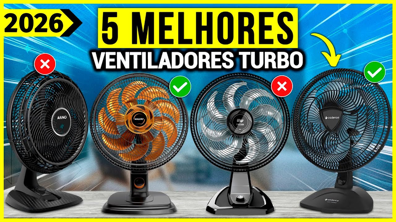 Os 5 Melhores Ventilador Turbo De 2026!
