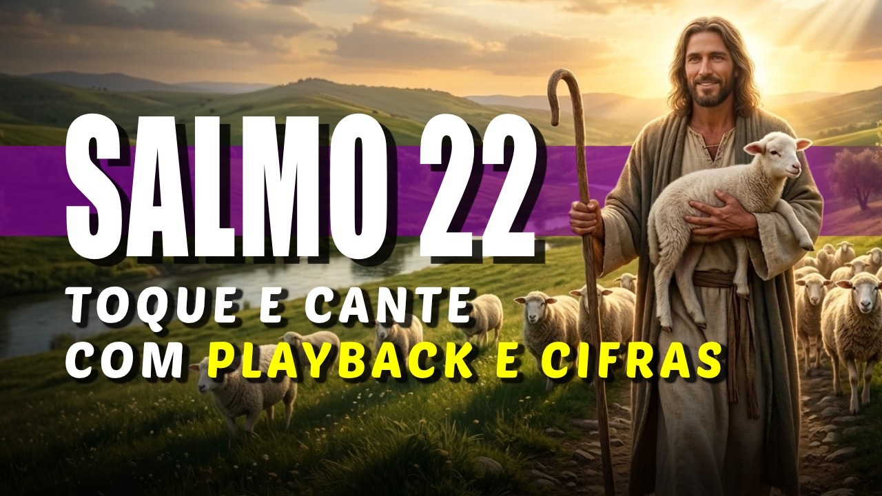 SALMO 22 (23) - 15/03/2026 - O Senhor é o Pastor que me Conduz | Melodia e Playback