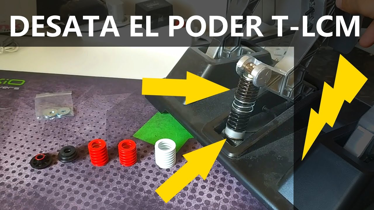🚧 Como cambiar los muelles en los pedales T-LCM VERY EASY