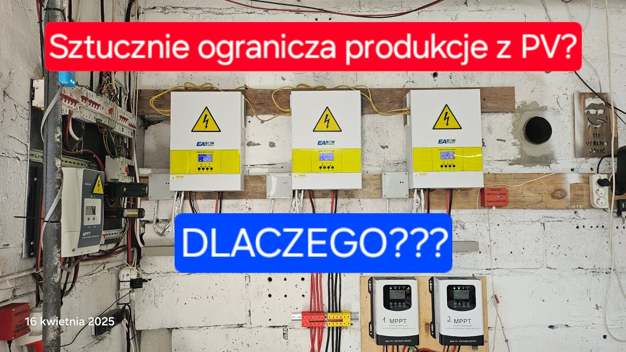 Falownik sztucznie ogranicza produkcje fotowoltaiki