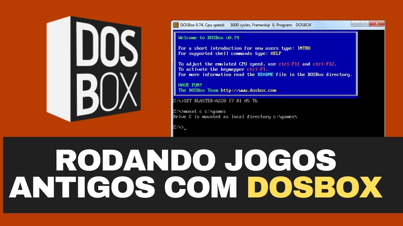 Como rodar jogos antigos em um PC moderno usando o DOSBox (Tutorial) - #02