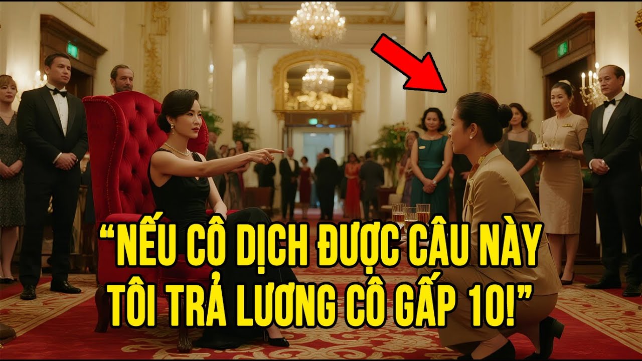 “Dịch Được Câu Này Tôi Trả Gấp 10!” – Nữ Tỷ Phú Ngạo Mạn Và Cái Kết Khiến Cô Tái Mặt