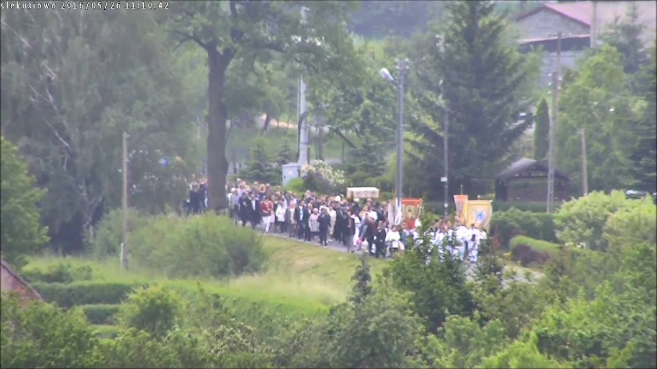 Boże Ciało  26-05-2016  ----  Procesja widziana okiem Klekusia