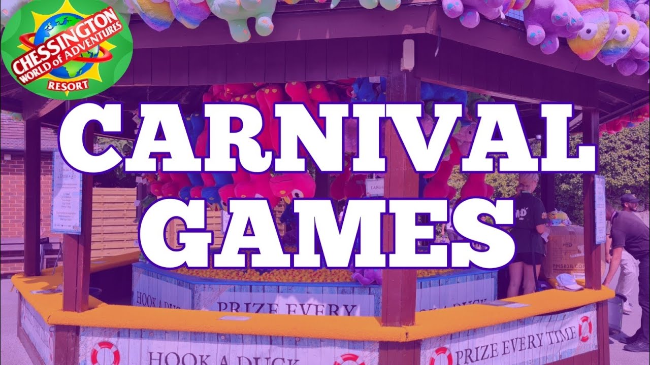 CAN WE WIN ON THE CARNIVAL GAMES? | CHESSINGTON WORLD OF ADVENTURES