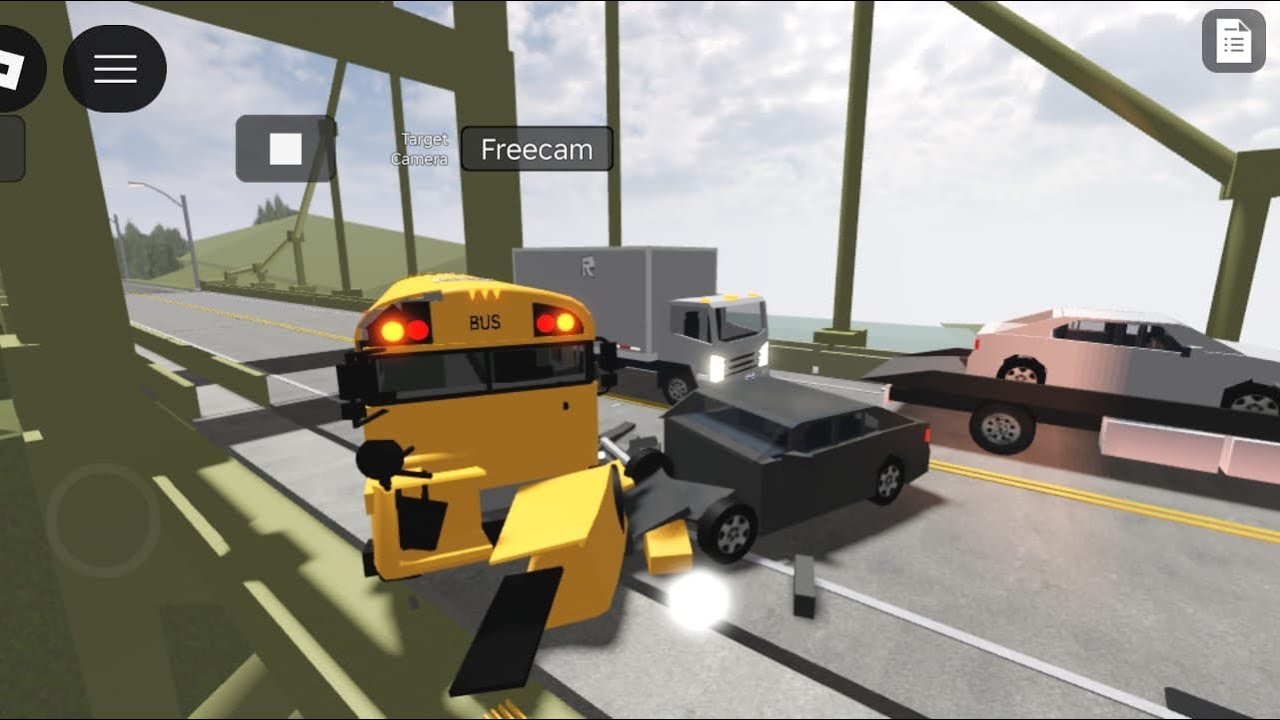 Roblox car crash compilation #1