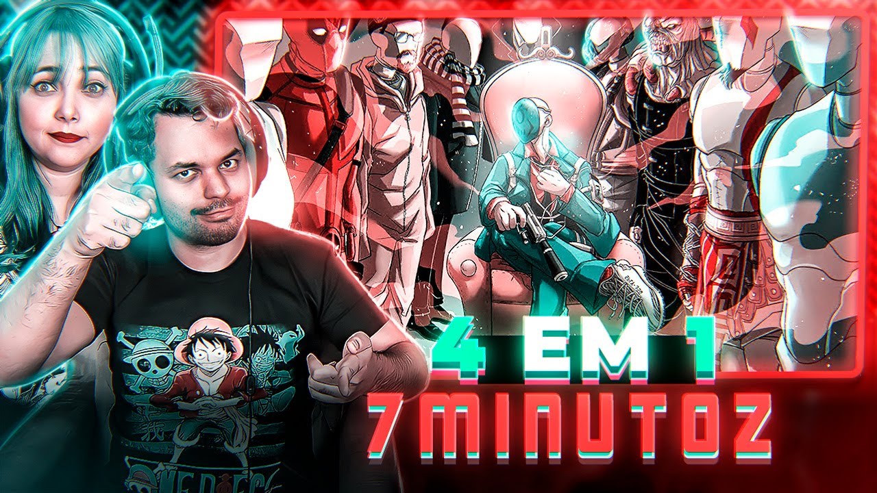 Rap 4 EM 1 Toretto, Heisenberg, DeadPool e Meu malvado favorito  | 7 Minutoz ‹ REACT ›