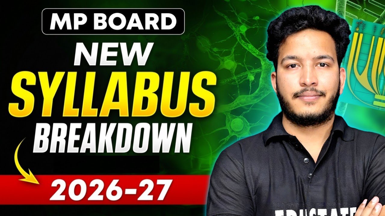 MP Board 2027 New Syllabus || Full information with details