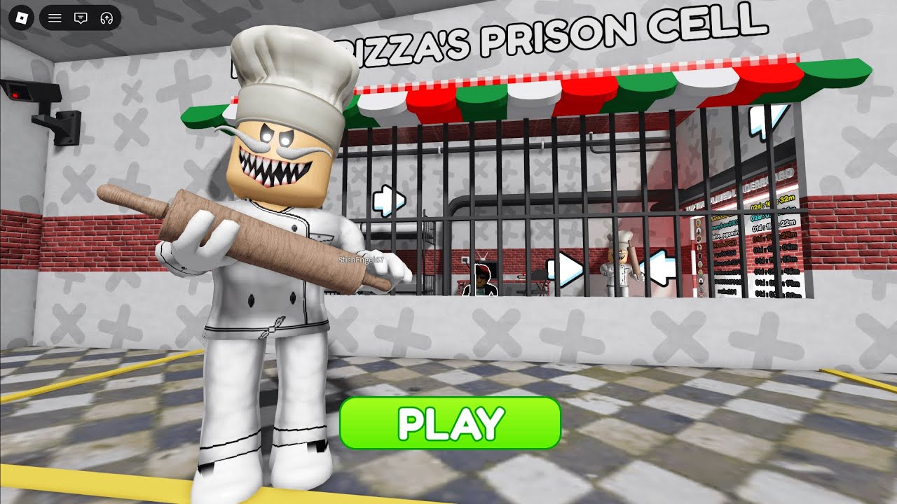 Papa Pizza's Prison Run!(Obby)! Roblox!! #roblox