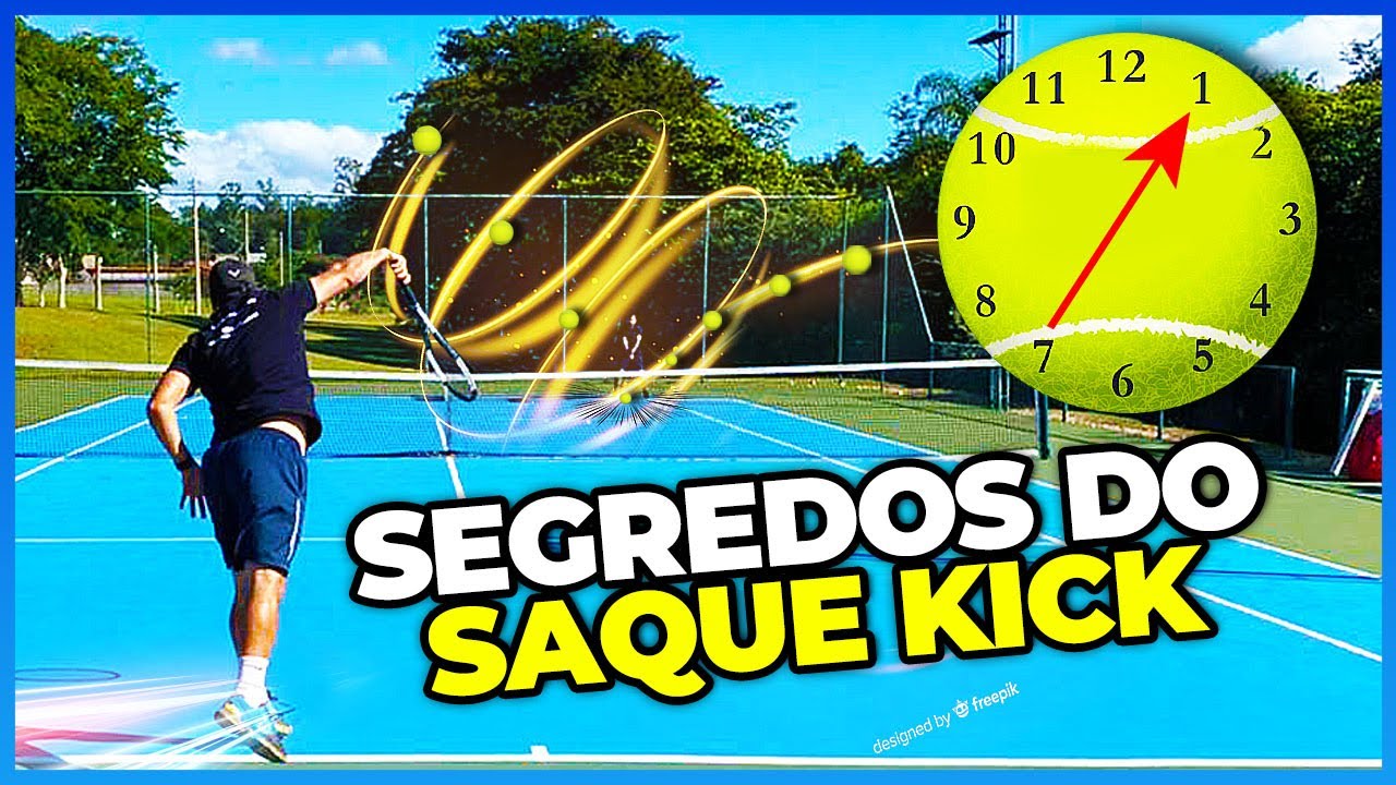 Saque Kick para Iniciantes no Tênis - Como Fazer Passo a Passo