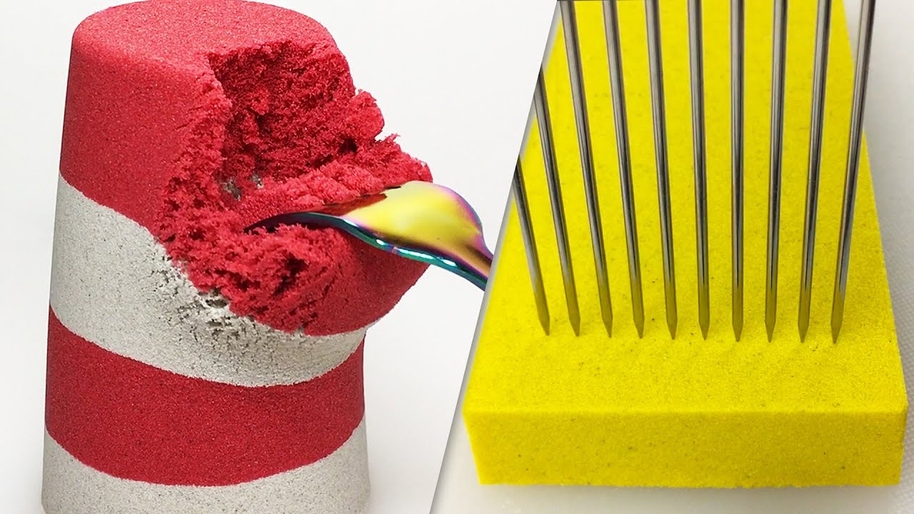 Very Satisfying and Relaxing ASMR 179 Kinetic Sand