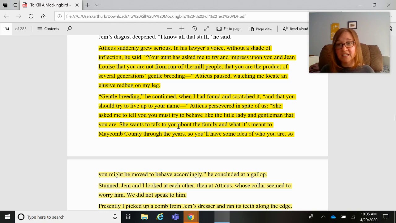 To Kill a Mockingbird Chapters 12 16 Video Analysis