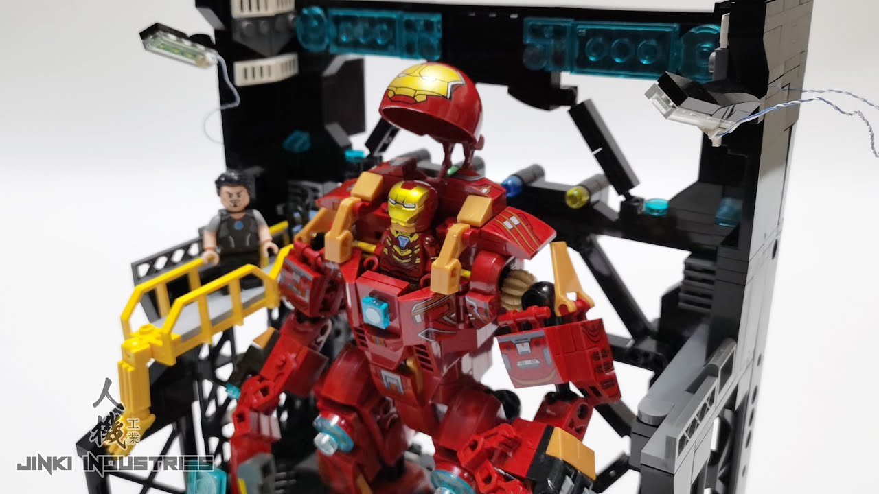 LEGO SY1380 MARVEL AVENGERS IRON MAN HULKBUSTER DOCKING BAY