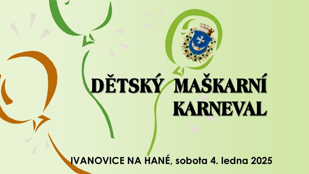 Dětský maškarní karneval v obci Ivanovice - 4. ledna 2025 #karneval