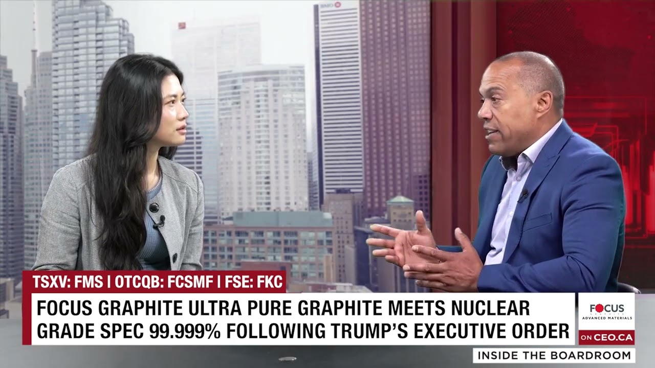 Focus Graphite Ultra Pure Graphite Meets Nuclear Grade 99.999% Following Trump’s Executive Order