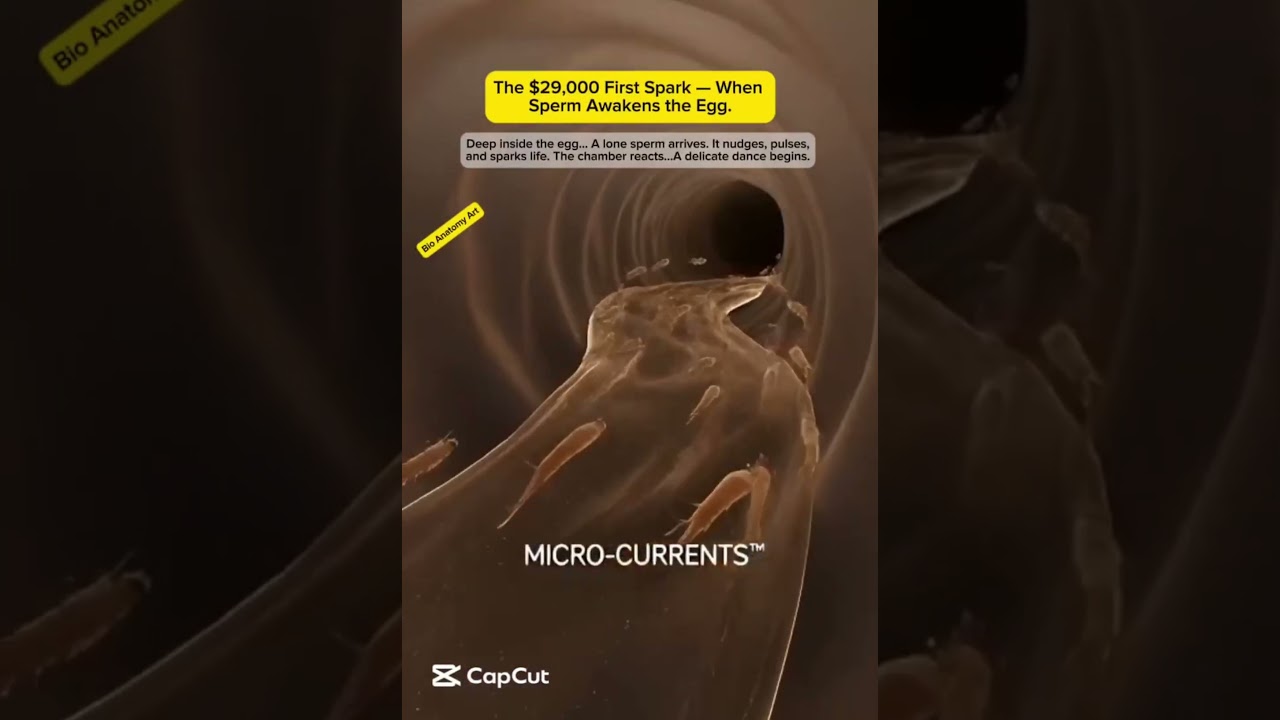 The $29,000 First Spark &mdash; When Sperm Awakens the Egg