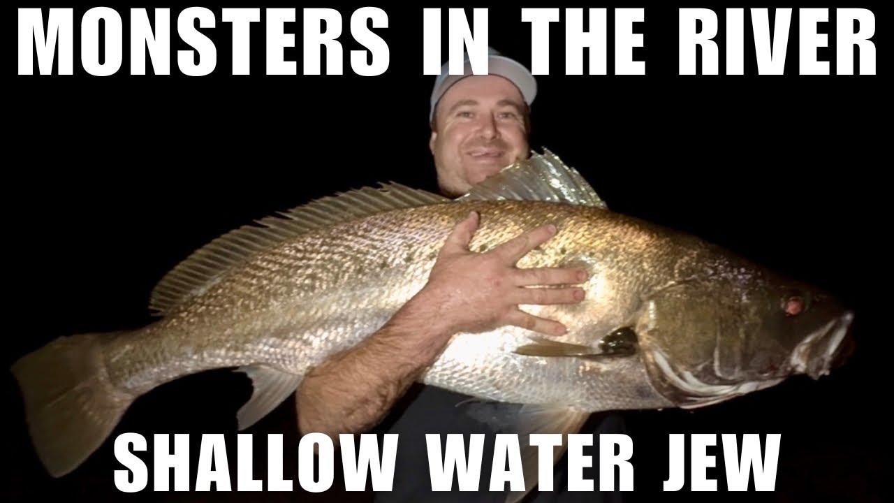 Paddle Glides Catching Gold Coast River Monsters Big Jewfish on Lures