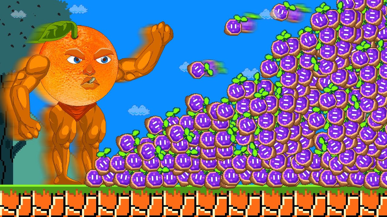 Udin Din Din Dun Collects 1,000,000 Wonder Seed Turn To Muscle in Super Mario bros