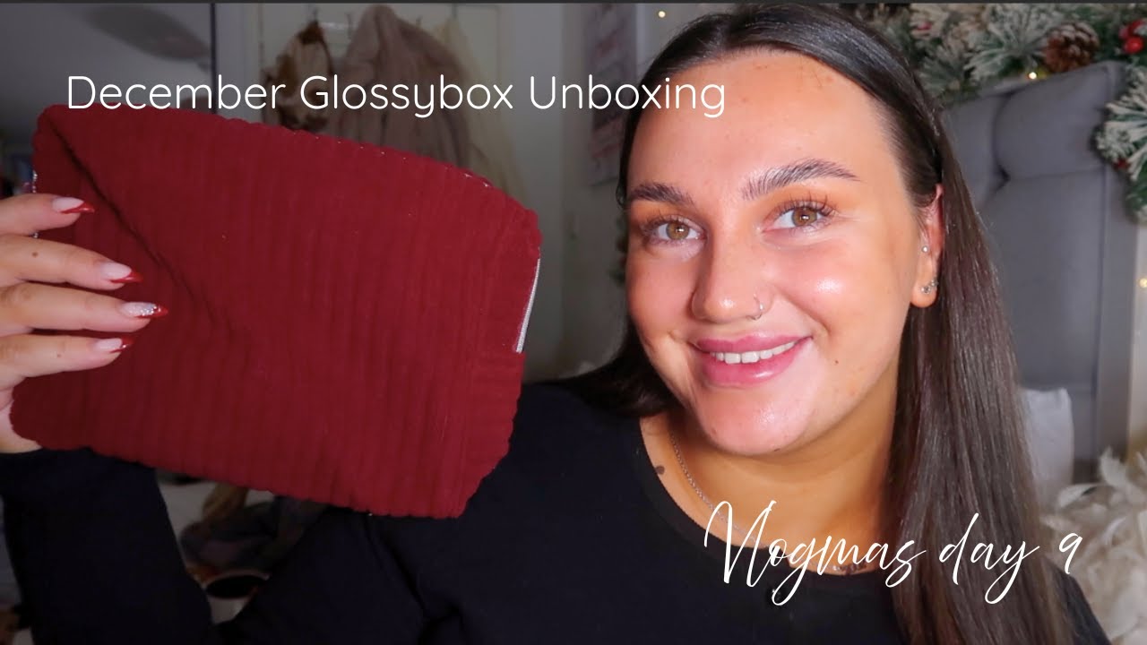 Glossybox, декабрь 2025 г. Распаковка | Влогмас День 9