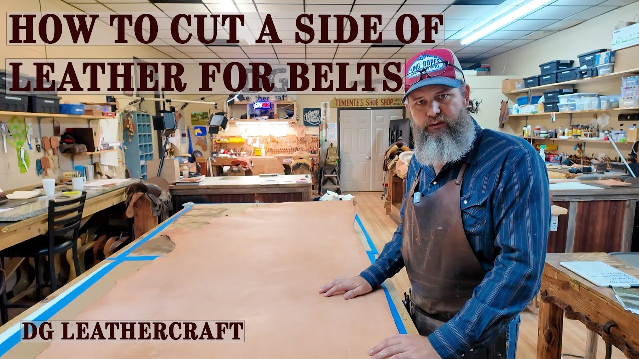 How to Cut a Side of Leather for Belts