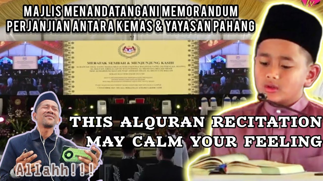 RECITATION OF HOLY QURAN IN BEAUTIFUL VOICE BY AHMAD AZFAR | VIDEO REACTION
