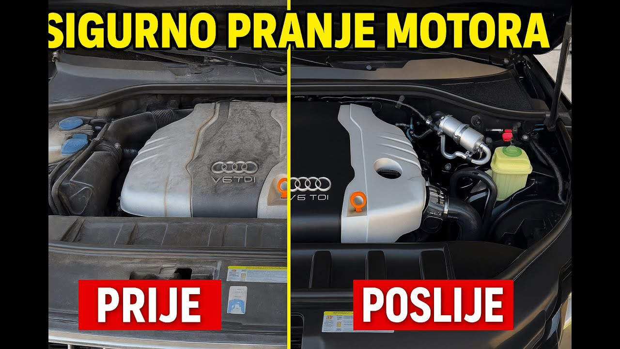 Mnogi ovo rade pogrešno - evo kako se ISPRAVNO pere motor!