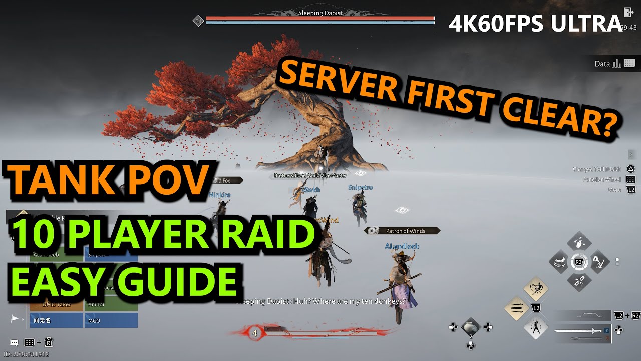 [GUIDE] Sleeping Daoist, Murong Yuan &ndash; ONLINE 10-Player Raid Dream Jinming Pool - Where Winds Meet