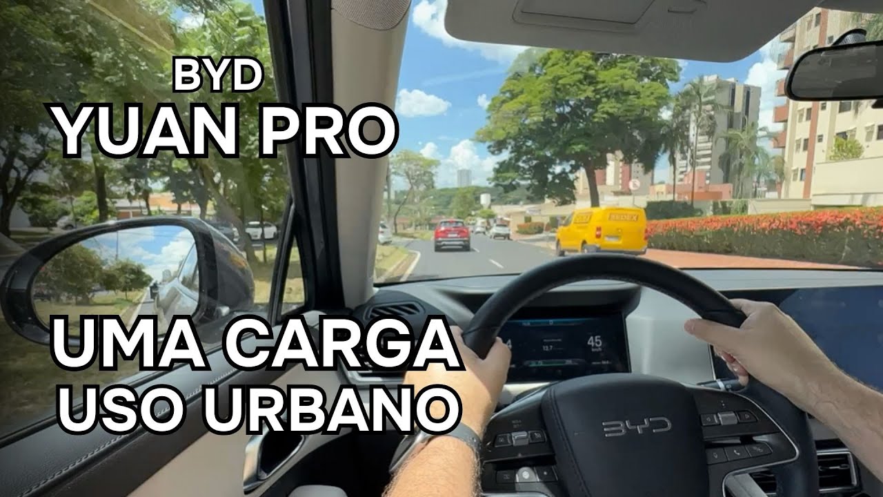 Teste de Autonomia Byd Yuan Pro em uso urbano #byd #bydyuanpro #bydyuan