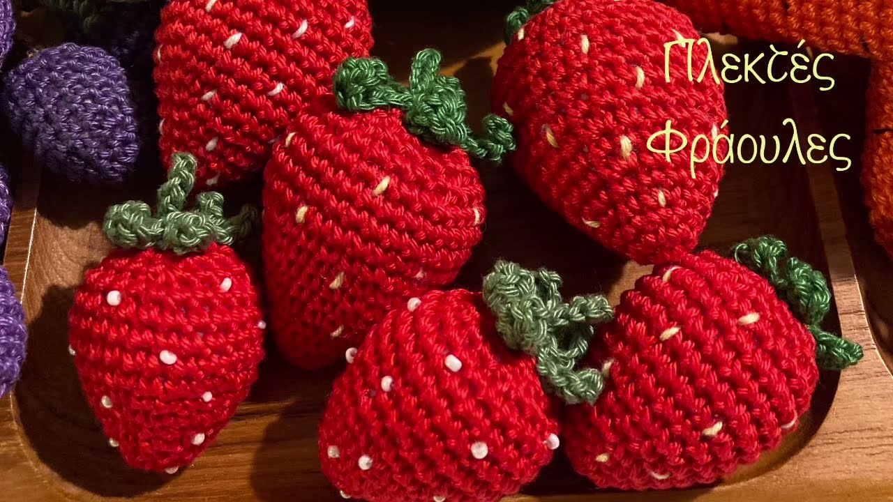 How to Crochet Amigurumi strawberry