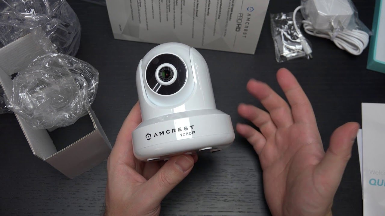 Amcrest ProHD 1080P WiFi Wireless IP Security Camera Unboxing
