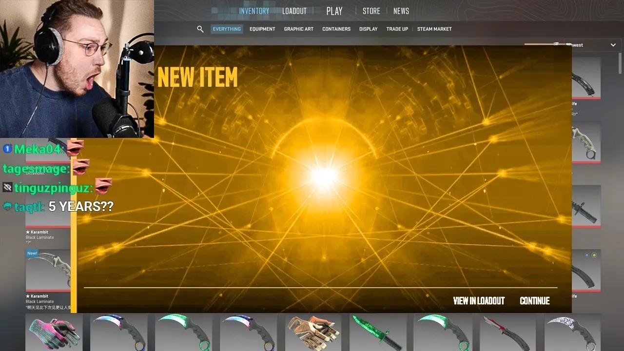trading up to the world #1 float knife... (can only be attempted once)