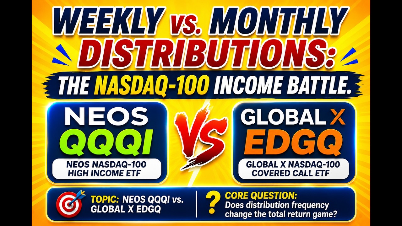 Weekly vs Monthly Payouts: Which Nasdaq Income ETF Wins? (Global X EDGQ vs NEOS QQQI)