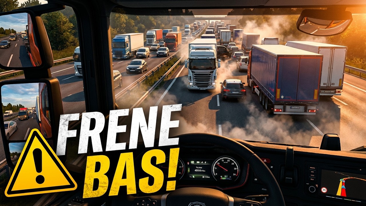🛑 Frene Bastım Ama Çok Geçti… ETS2 TruckersMP Calais – Duisburg Canlı