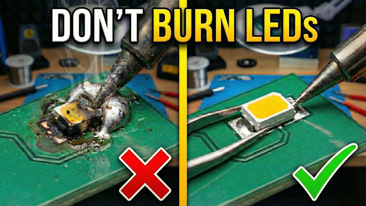 How to Solder SMD LEDs Without Damaging Them | Safe & Easy Methods