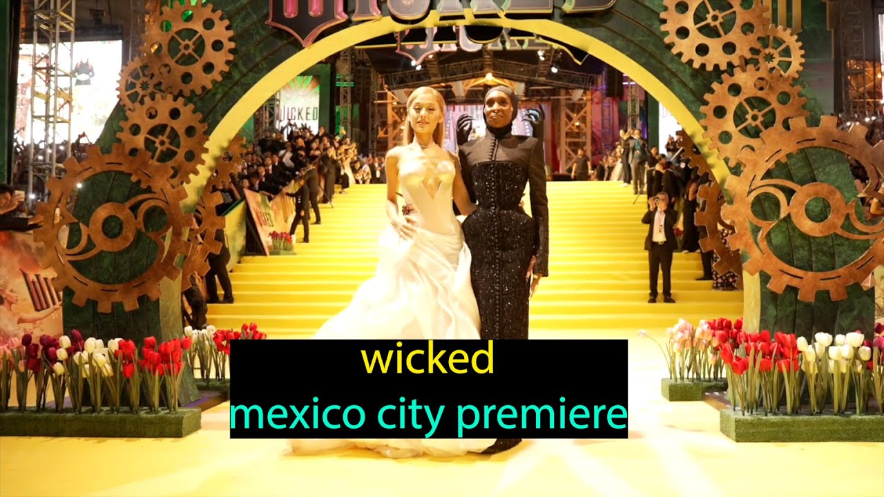 Red Carpet Arrival for the Mexico Premiere of 'Wicked' | Ariana Grande, Cynthia Erivo