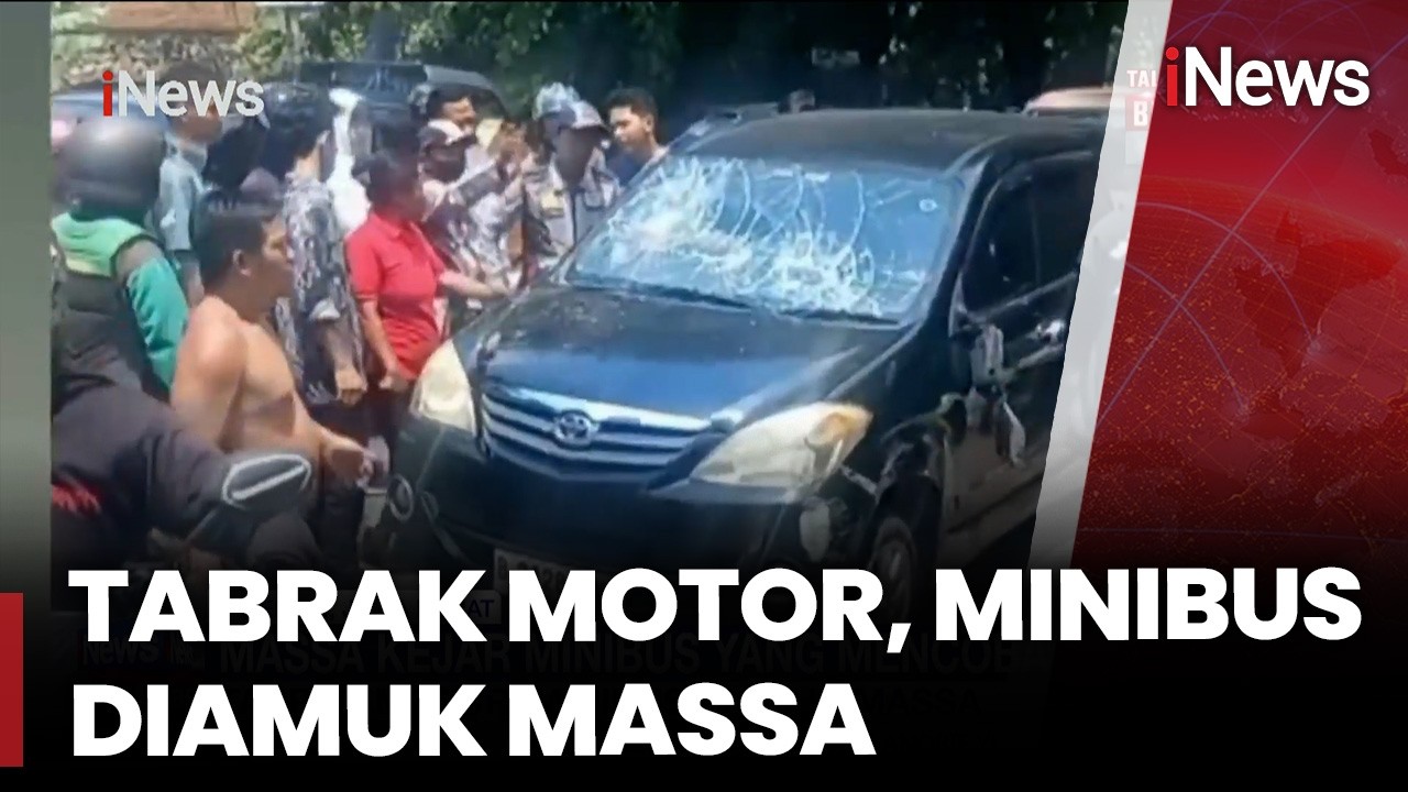 Viral! Minibus Diamuk Massa Usai Tabrak Lari | iNews Malam (16/3)