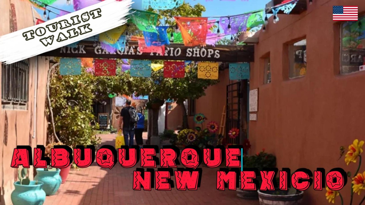 🌵Albuquerque 🌵 Downtown 4K City Walk Tour