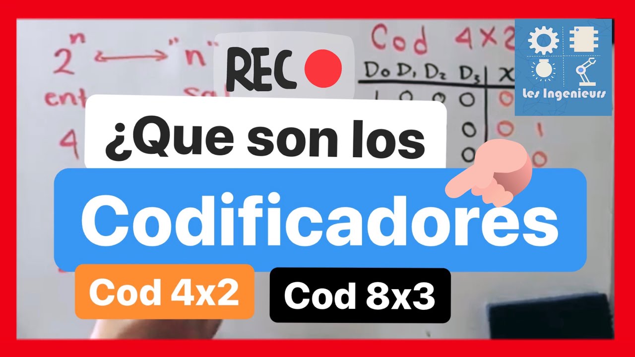 ✅CODIFICADORES 4x2, 8x3 | FUNCIONAMIENTO y DISEÑO | ELECTRÓNICA DIGITAL