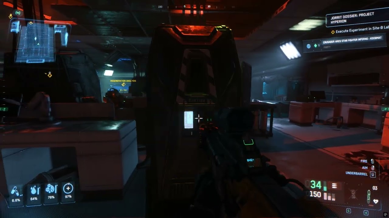 Star Citizen: Onyx - ASD Facility - Project Hyperion - Research wing
