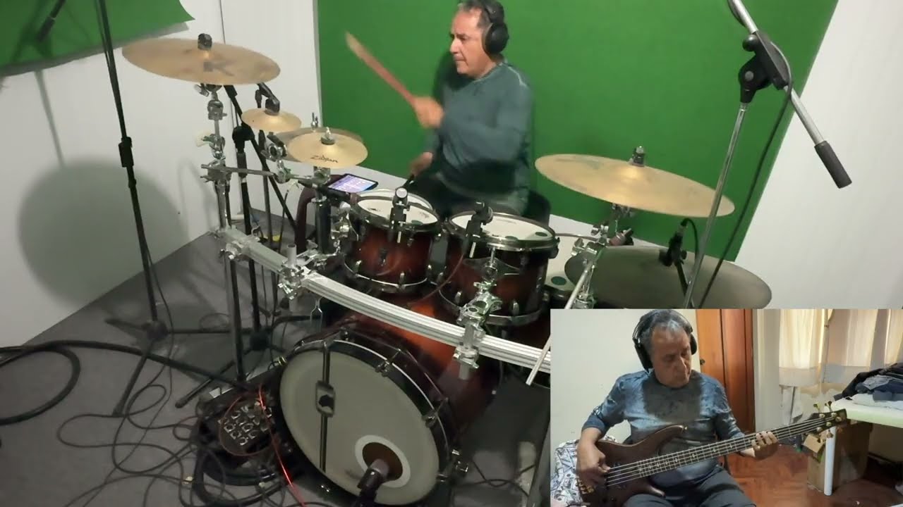 Jump - Van Halen - Drum & Bass Cover