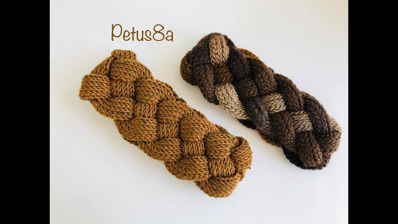 En crochet teje esta vincha, diadema o banda para la cabeza, amigurumis by Petus