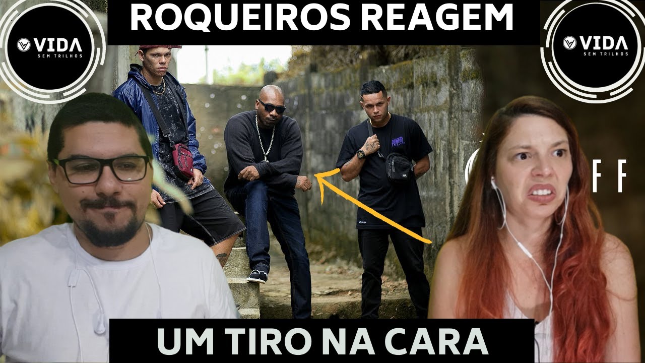 Rockeiros reagem a RAP - ADL ft. MV Bill Um Tiro na Cara 0 Respet&aacute;culo Vida Sem Trilhos REACT VST