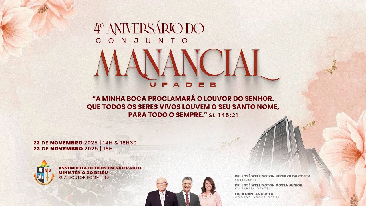 4&ordm; ANIVERS&Aacute;RIO DO CONJUNTO MANANCIAL | UFADEB | 23/11/2025 | TV AD BEL&Eacute;M