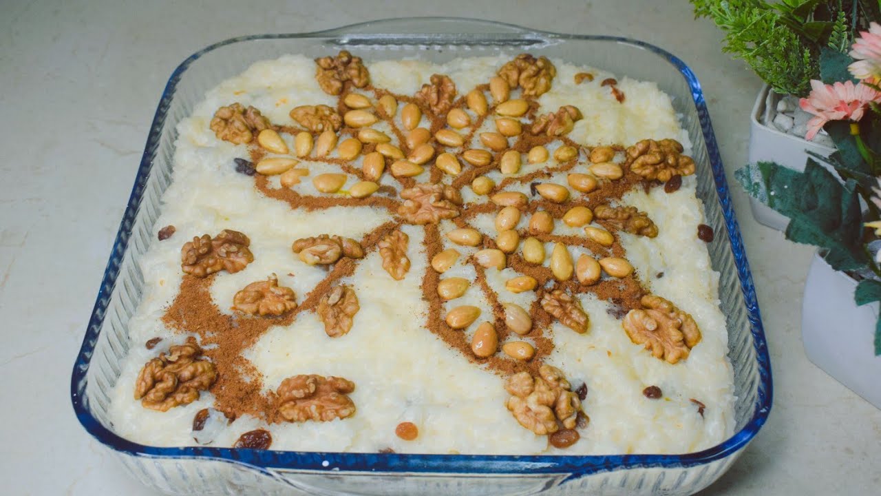 Creamy rice with milk recipe/وصفة أرز كريمي بالحليب