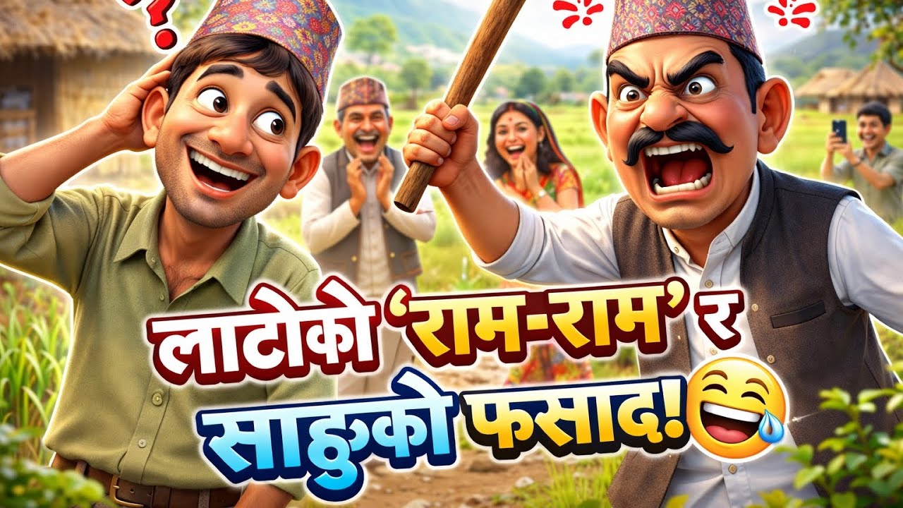 लाटोको राम-रामले साहु रिसाए! 😆 | गाउँको सबैभन्दा रमाइलो कथा