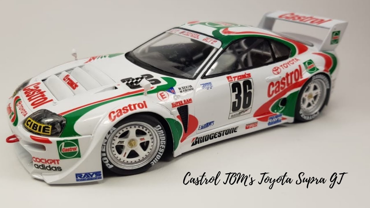 Building a Plastic Scale Model - Castrol TOM's Toyota Supra GT full build