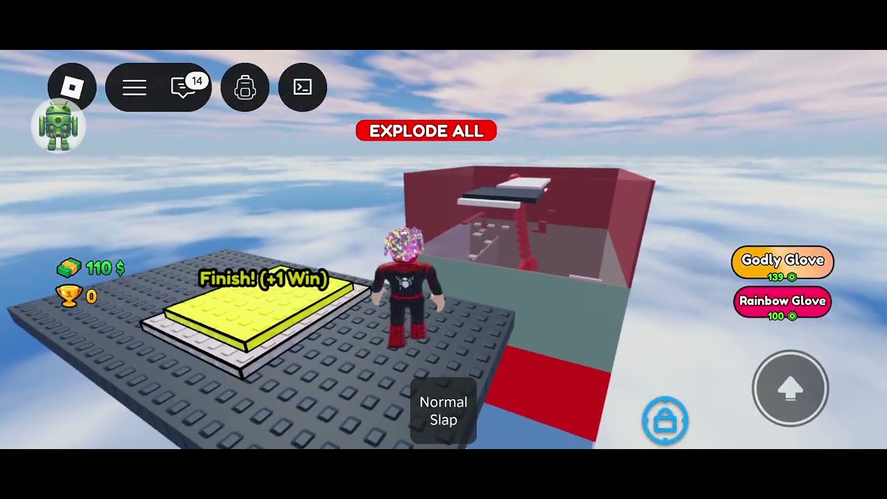 Playing scary troll slap tower with mods pls dont report me