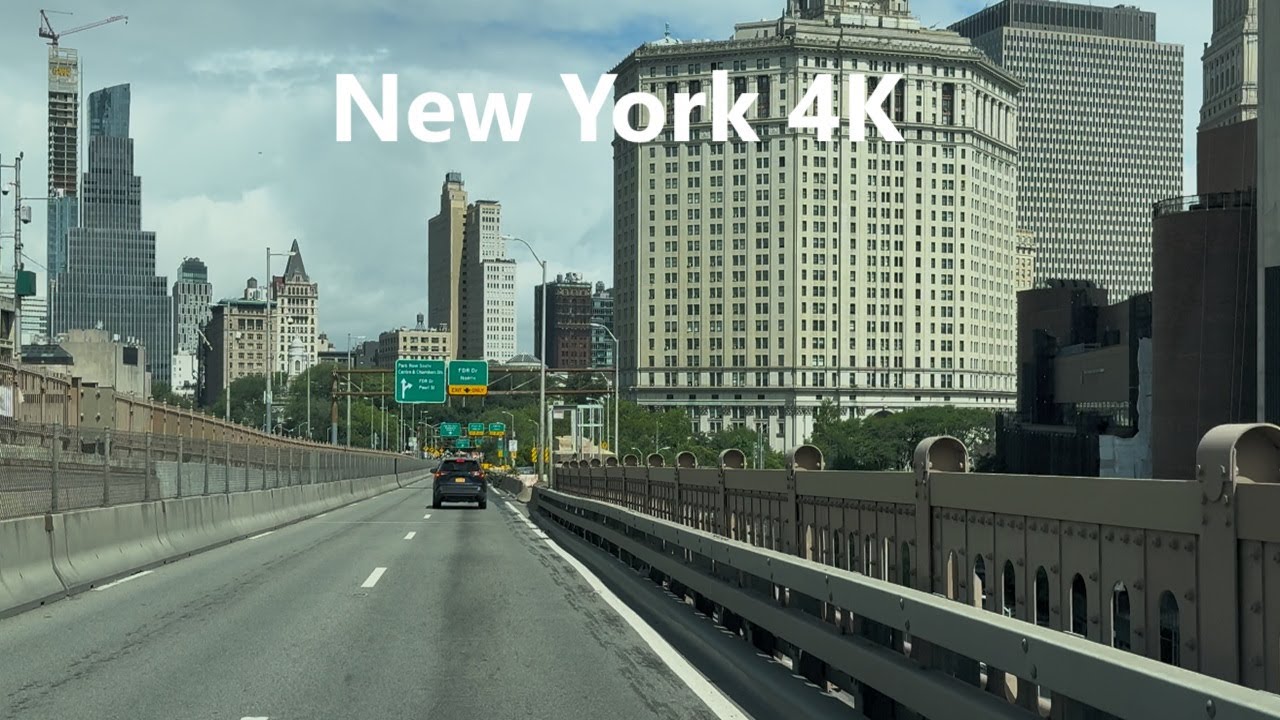 4K New York - Brooklyn & Manhattan & Bronx - Driving tour from Brooklyn to Bronx
