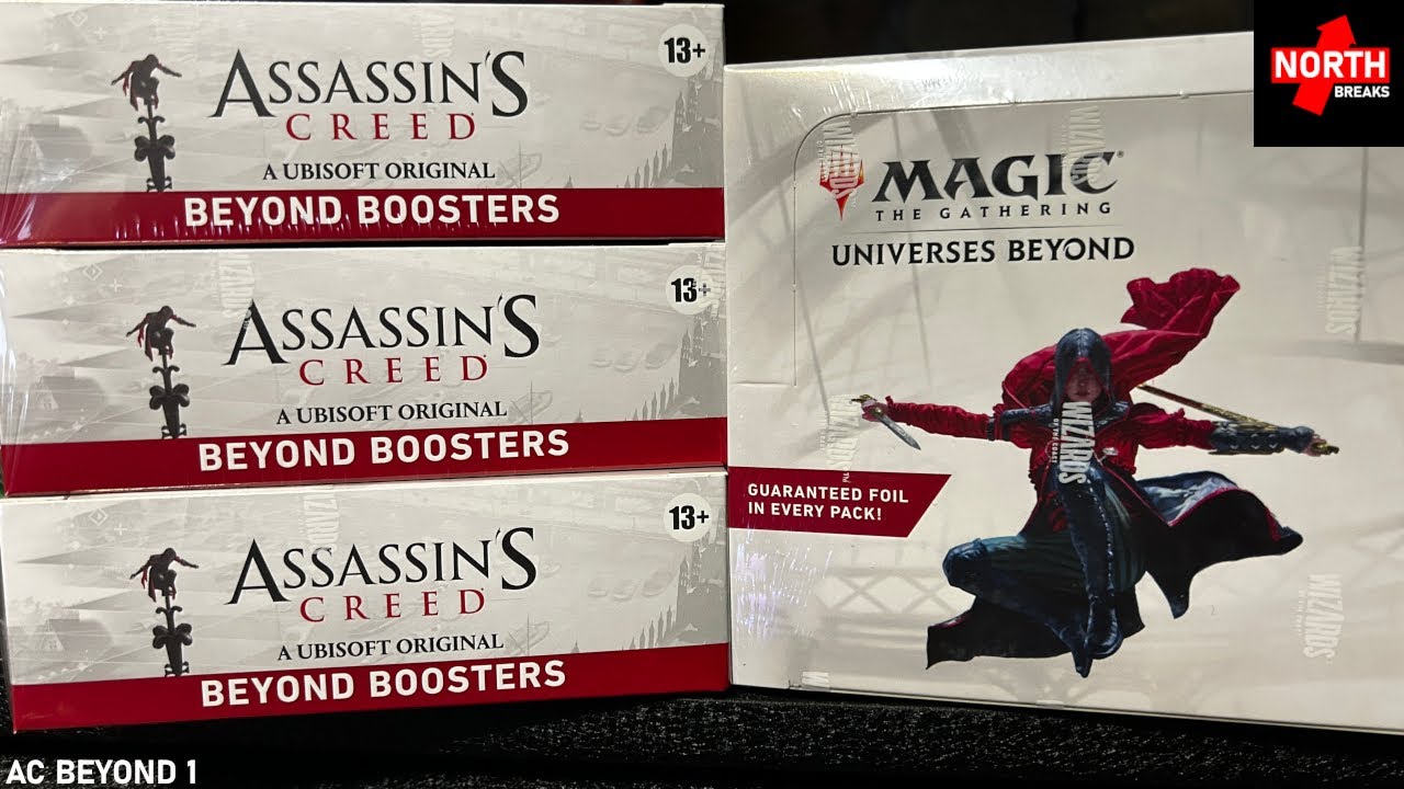 Открытие коробки с бустерами Assassin's Creed BEYOND: наш первый взгляд на открытие кейса