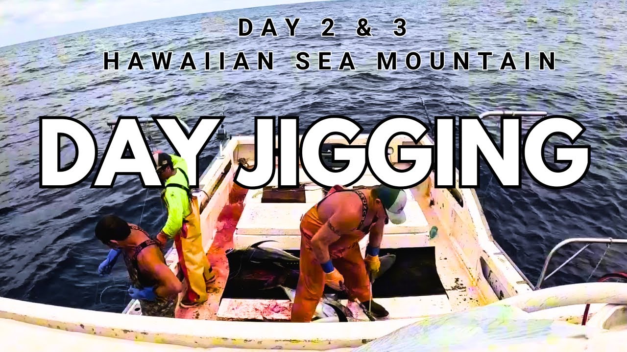 Fishing Frenzy Big Eye Tuna Day Jigging | Handline Tuna Boat | Hawaii Sea Mountain